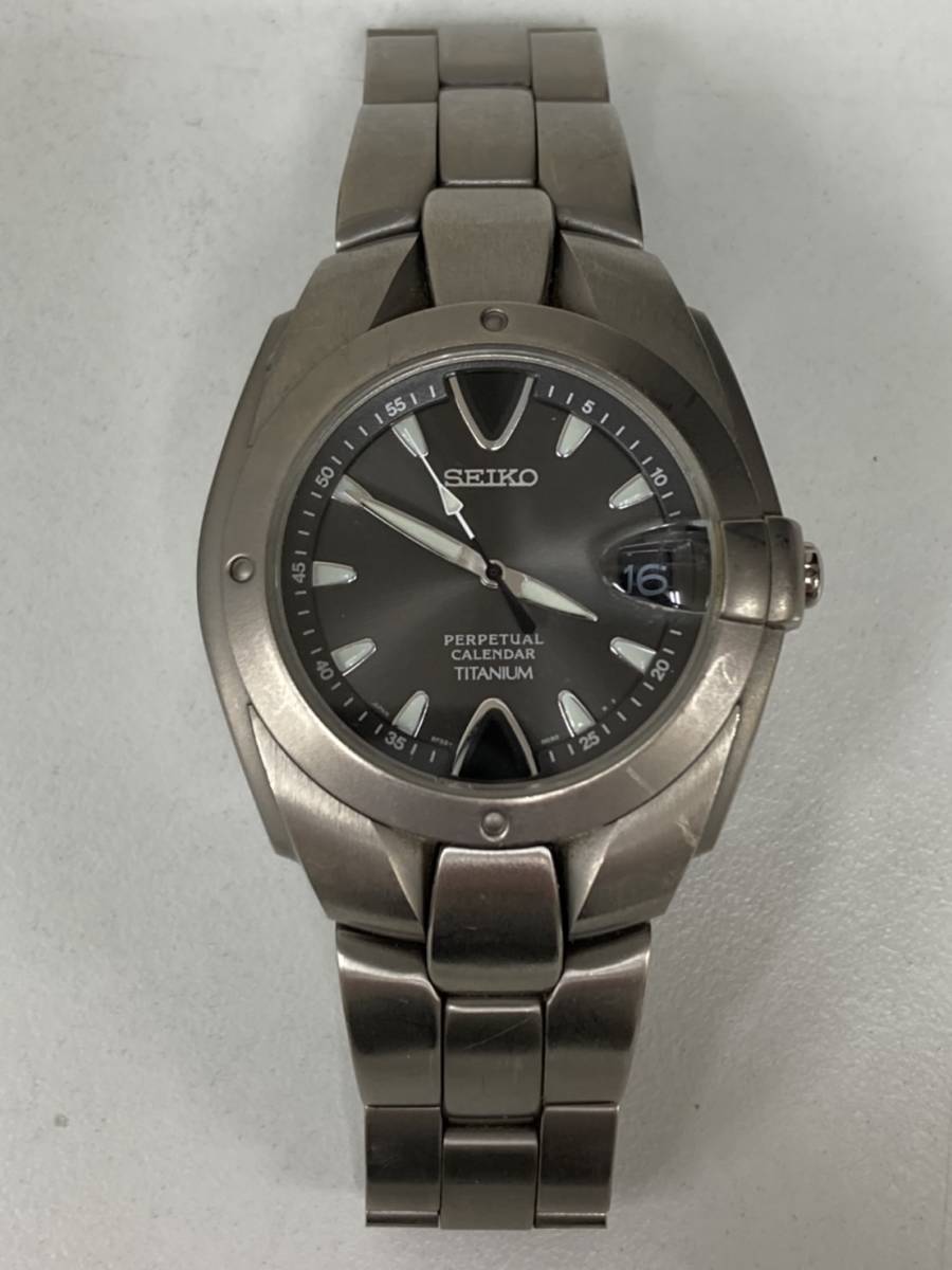 K-KS17108 SEIKO PERPETUAL CALENDAR 8F32-0040 セイコー