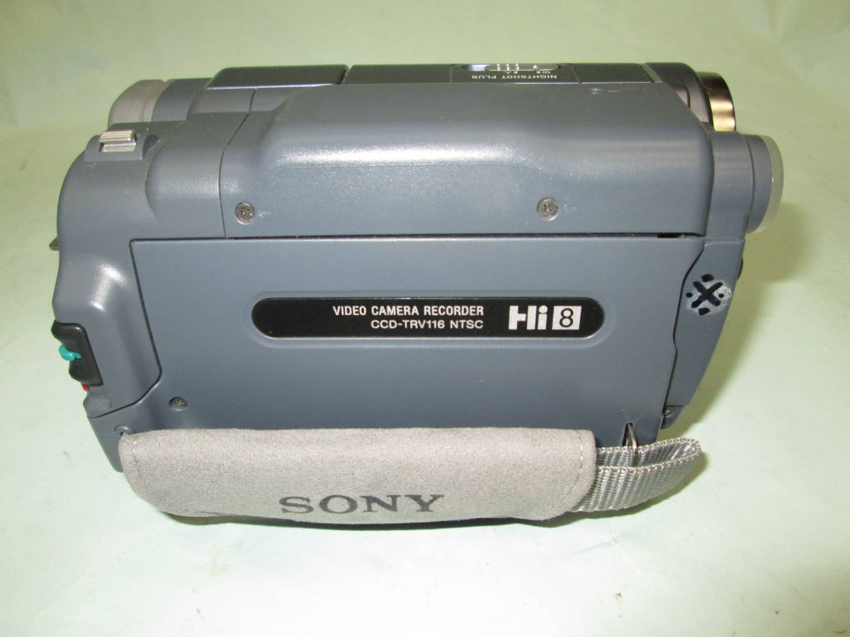☆現状ジャンク品☆SONY ソニー 8mmビデオカメラ Hi8 CCD-TRV116 