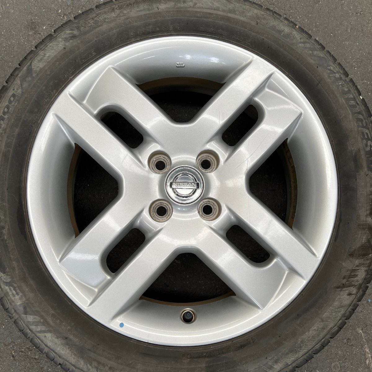 タイヤ付き純正ホイール1本 キューブ Z12 16×6J +42 100 4穴