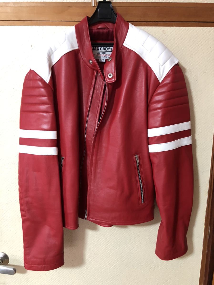 MAXCADY ファイトクラブ レザーライダースジャケット MAX CADY レザー