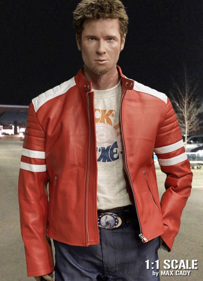 MAXCADY ファイトクラブ レザーライダースジャケット MAX CADY レザー