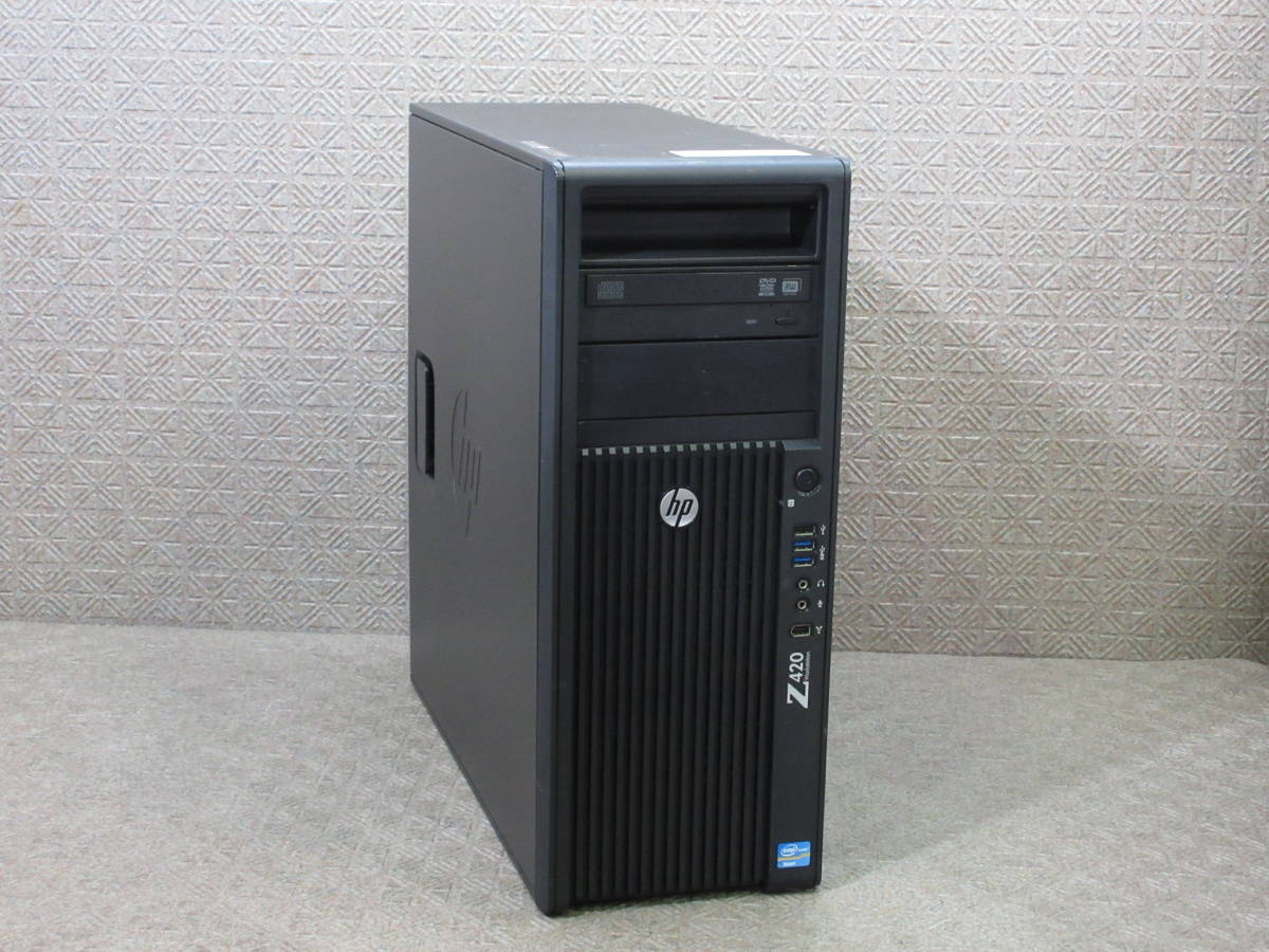 【お買い得，定番人気】 HDD無し HP Z420 Workstation / Xeon E5-1650v2 3.50GHz / 16GB / Quadro P2000 / DVD&plusmn;RW / No.N788(HP)｜売買されたオークション情報、yahooの商品情報をアーカイブ公開 - オークファン HP