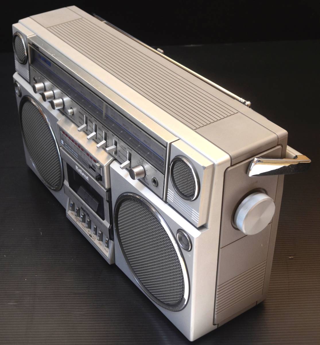 National AMBIENCE ナショナル レトロ F3157 ダブルラジカセ 【極美品/動確済】National ナショナル AMBIENCE アンビアンス RX-5150 ラジカセ MX METAL TAPE Cassette Recorder FM AM ラジオ