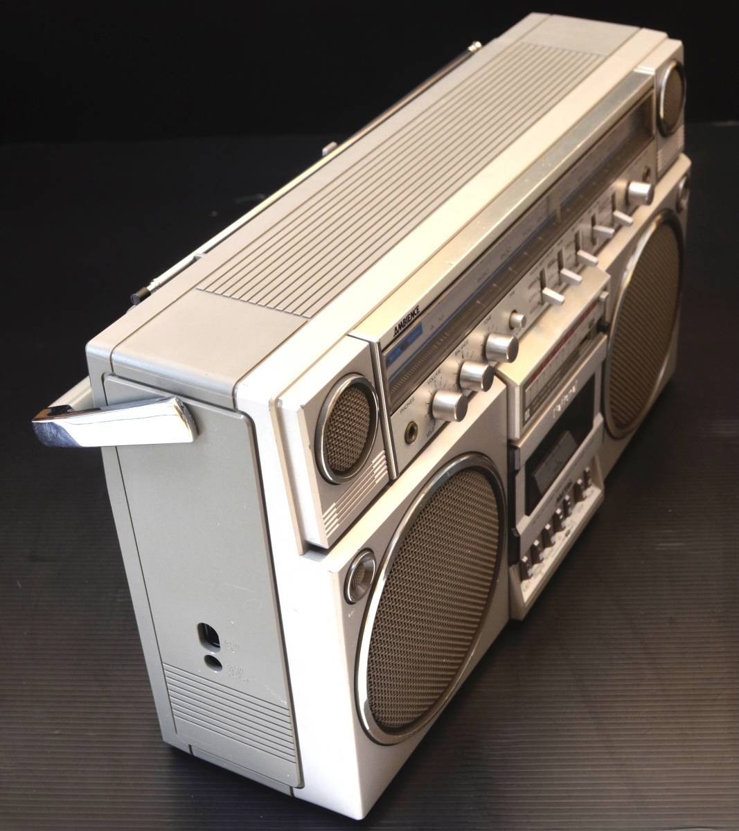 National AMBIENCE ナショナル レトロ F3157 ダブルラジカセ 【極美品/動確済】National ナショナル AMBIENCE アンビアンス RX-5150 ラジカセ MX METAL TAPE Cassette Recorder FM AM ラジオ