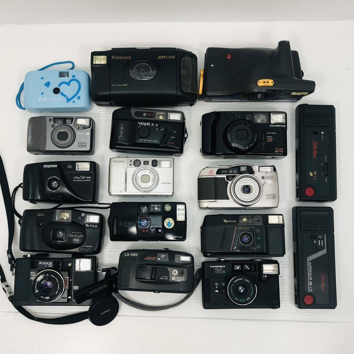10-7 コンパクトフィルムカメラまとめ 17点セット Canon PENTAX FUJI