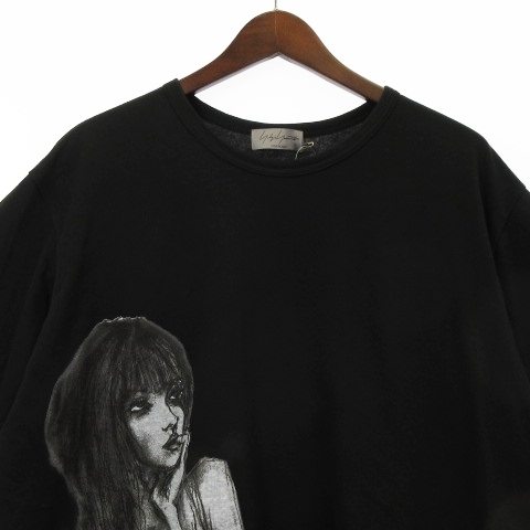 ヨウジヤマモトプールオム 22SS WOMAN PRINT Tシャツ カットソー 半袖 