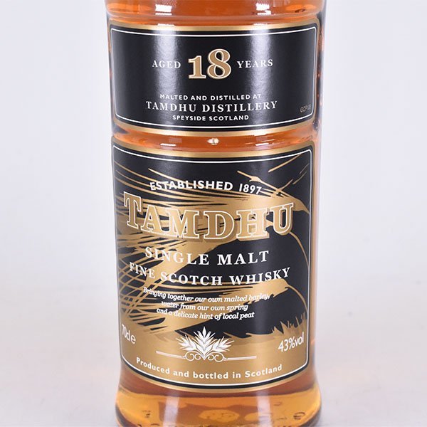 古酒☆タムデュー 18年 ＊箱付 700ml 43% スペイサイド OB TAMDHU