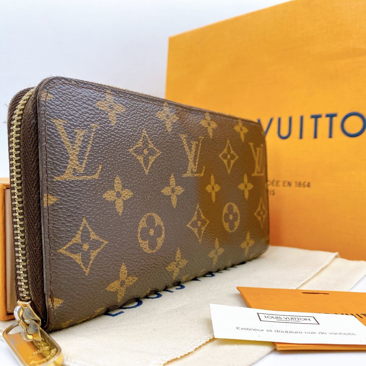 A874【美品】LOUIS VUITTON ルイヴィトン モノグラム ジッピー 
