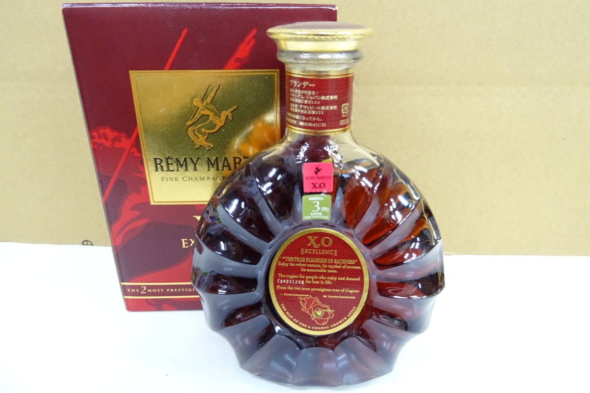 梅田10009 未開栓 REMY MARTIN XO EXCELLENCE ブランデー 700ml 40