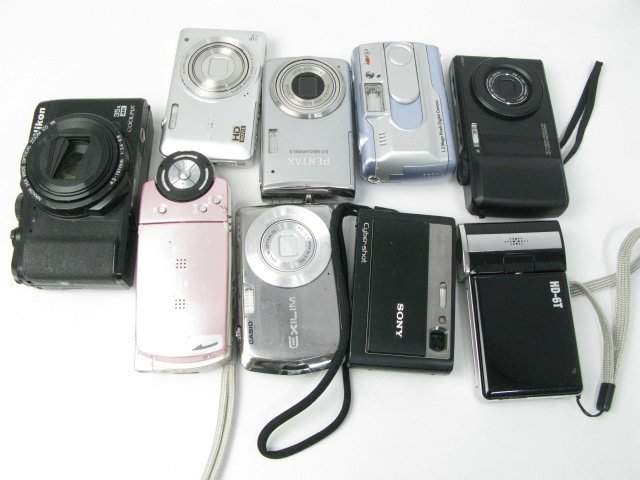 ジャンクカメラいろいろ 9台 【matome164】 フィルムカメラの - セット