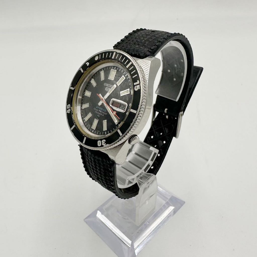 ●【売り切り】希少　SEIKO セイコー5スポーツ　5126-8080 オートマ　自動巻き　メンズ　ダイバーウォッチ　デイト