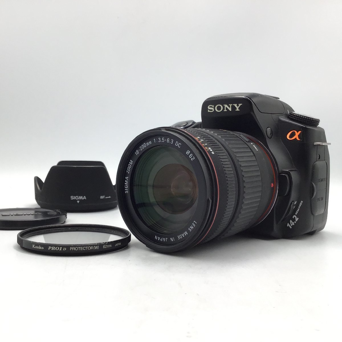 カメラ デジタル一眼レフ セット品 SONY α350 / SIGMA ZOOM 18-200mm 