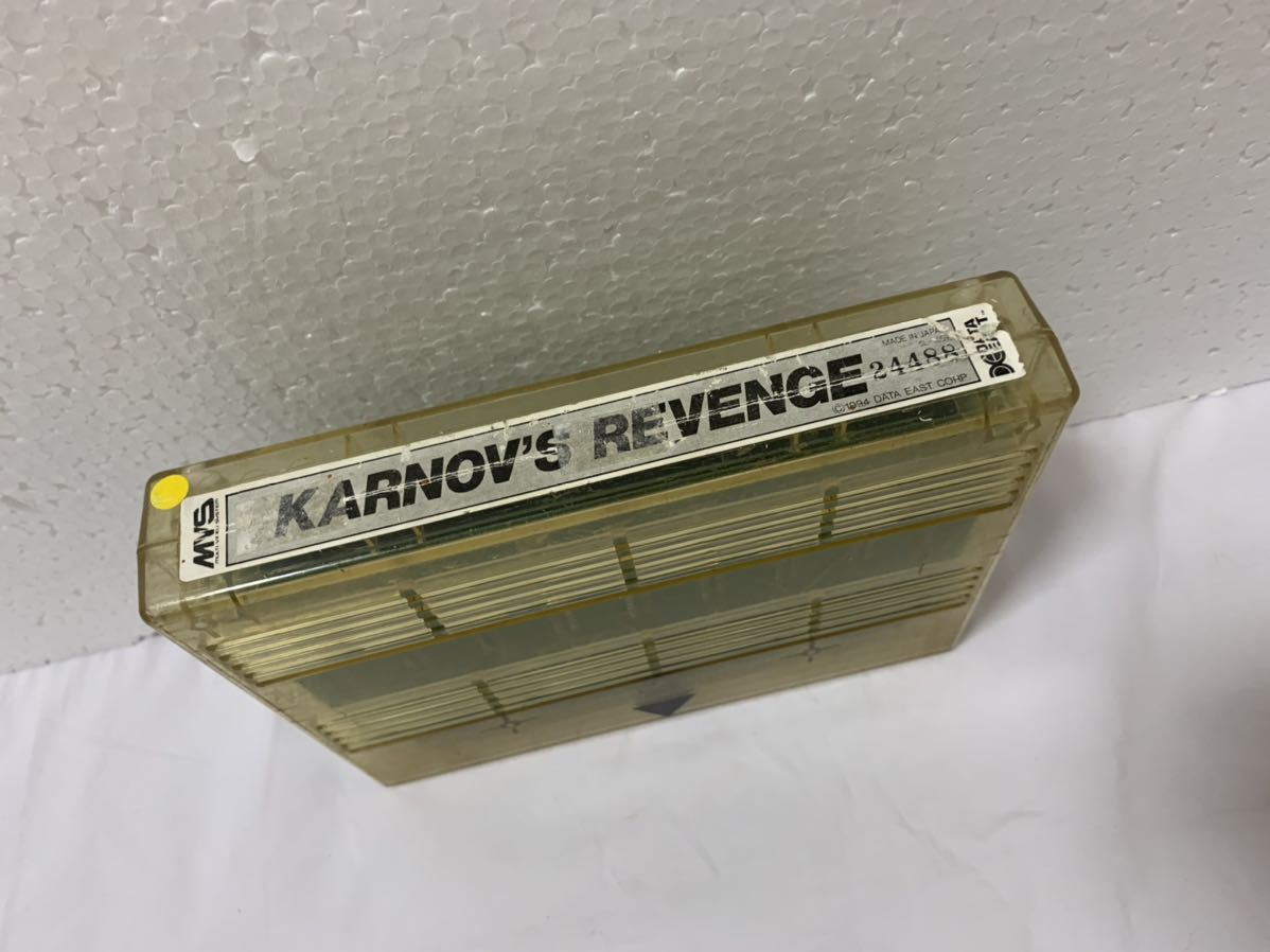 最新作，人気 KARNOV&rsquo;S REVENGE カルノフ リベンジ ネオジオ カセット アーケードゲーム用 MVS データイースト(ゲーム基板)｜売買されたオークション情報、yahooの商品情報をアーカイブ公開 - オークファン ゲーム基板