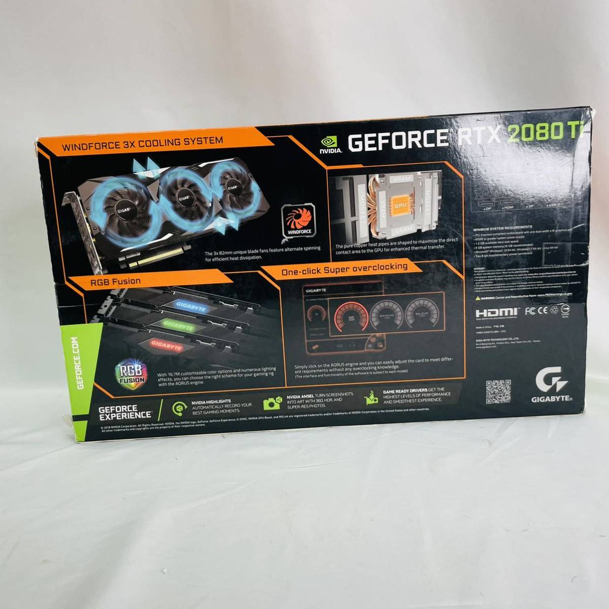 送料無料 GIGABYTE RTX2080Ti Gaming OC 11GB ジャンク グラボ 訳あり 