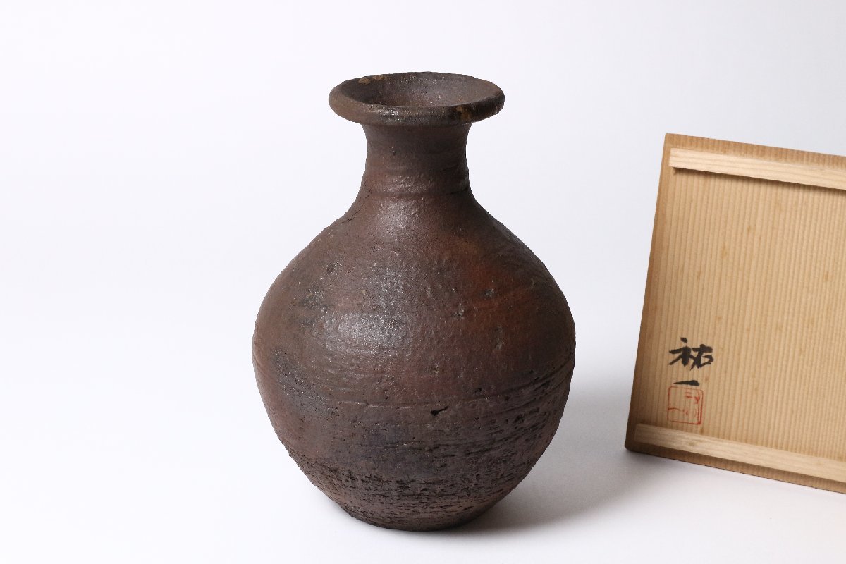 平野祐一 常滑焼 花器 花入 壷 壺 共箱 - Yahoo!オークション ⁄ NT3450