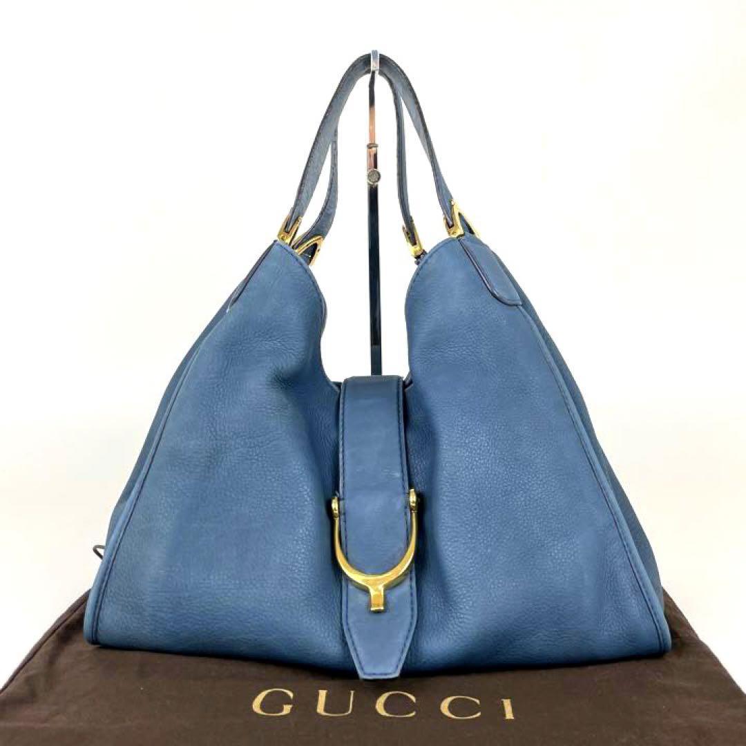 美品】GUCCI グッチ ソフトスティラップ ショルダーバッグ 