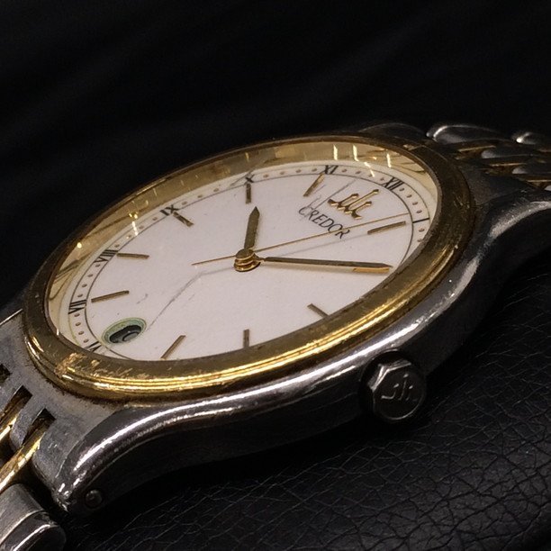 極美品⭐SEIKO CREDOR セイコー クレドール 18KTベゼルの通販はau PAY