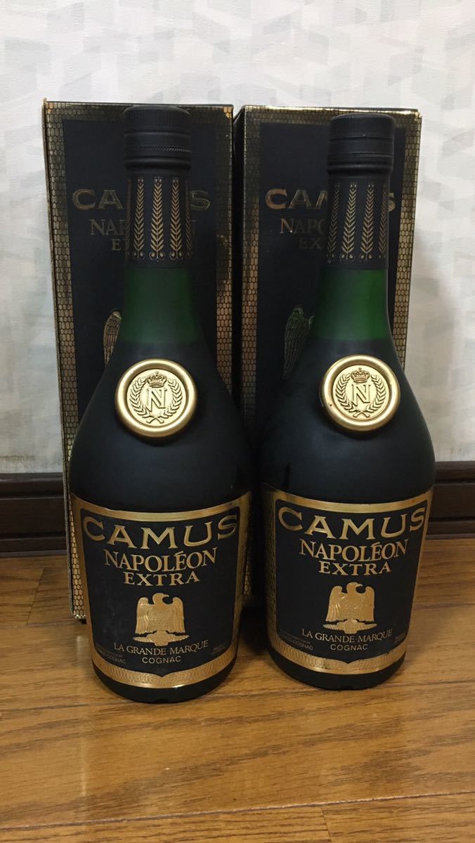 古酒 カミュ ナポレオン 未開封 2本セット箱付き ブランデー EXTRA