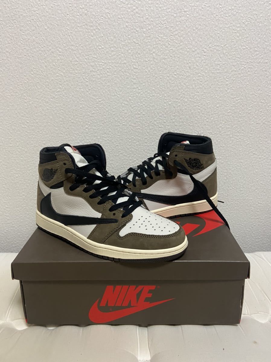 お得，セール NIKE AIR JORDAN 1 Travis Scott OG(27.5cm)｜売買されたオークション情報、yahooの商品情報をアーカイブ公開 - オークファン 27.5cm