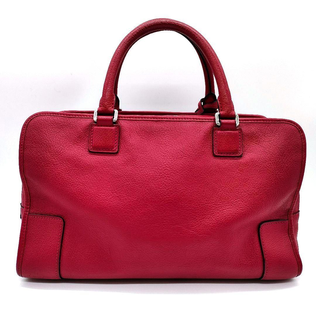 ほぼ未使用】ロエベ LOEWE アマソナ アナグラム ハンドバッグ レザー 