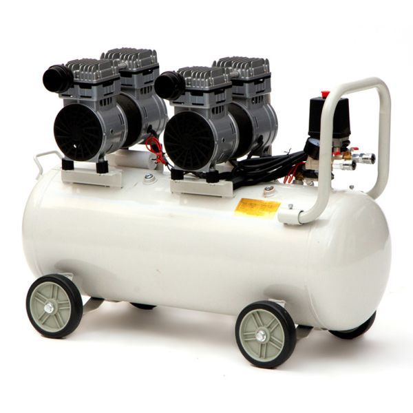 L102] 【新品】【動作保証】オイルレス静音エアーコンプレッサー 100V1 