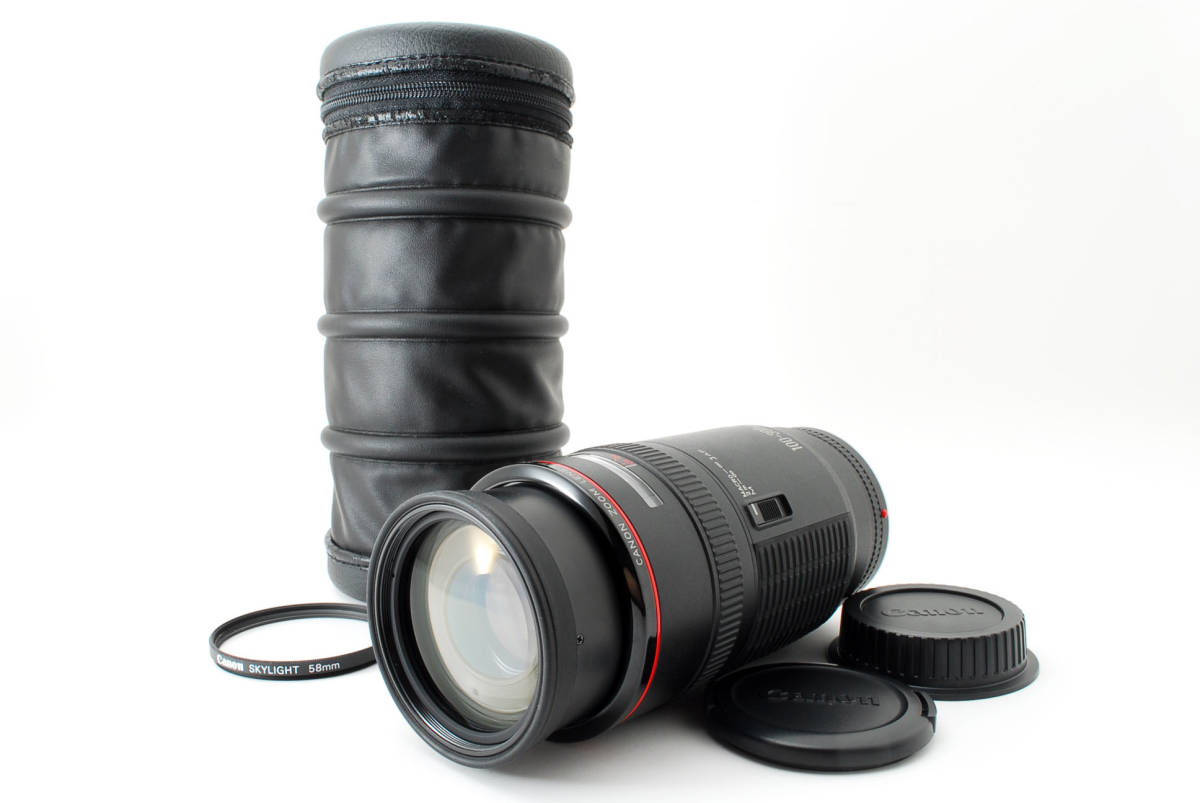【極美品】ケース付 Canon EF 100-300mm f5.6 L CANON キヤノン EF 100-300mm f5.6 L ズーム 望遠 Lレンズ ケース付き