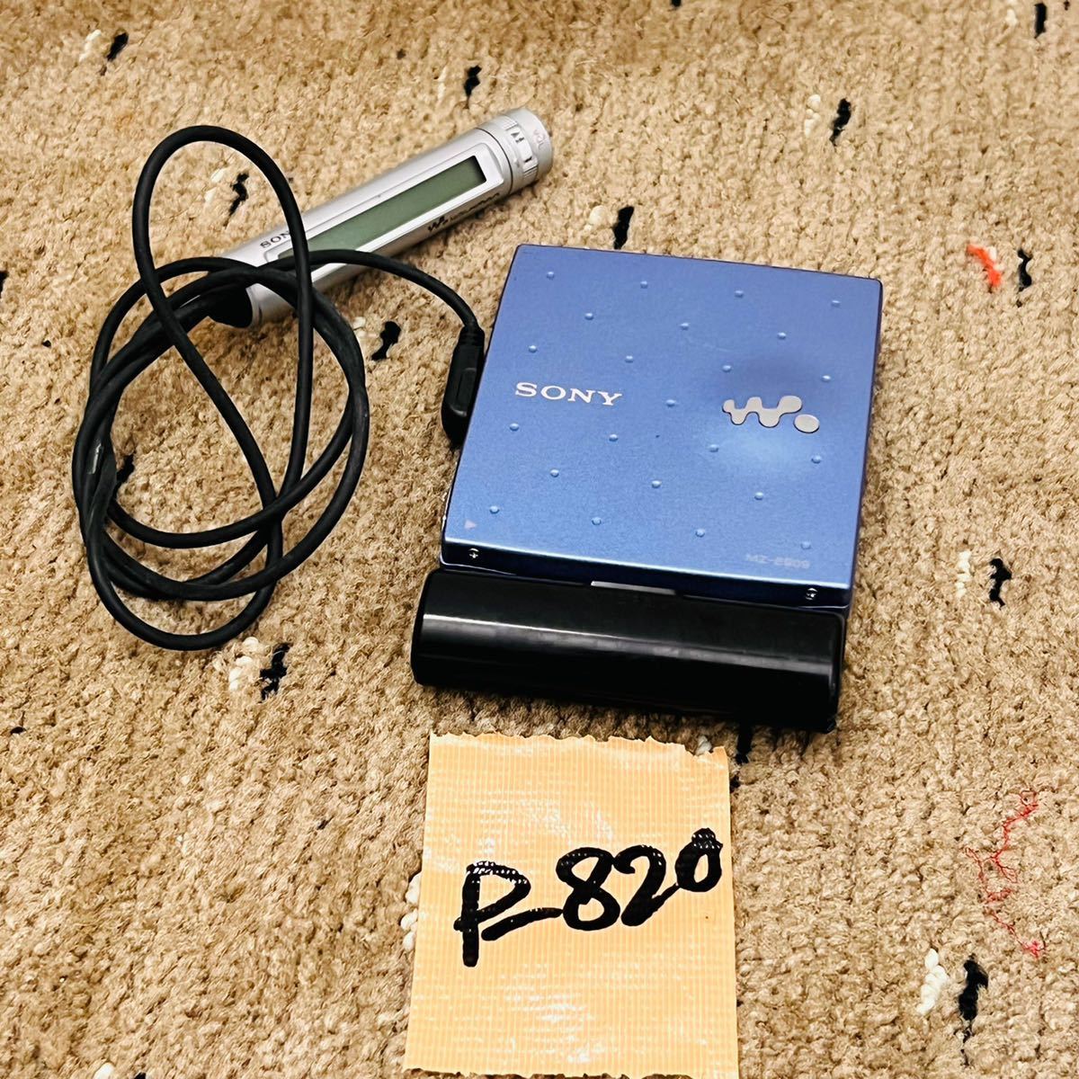 P-820) SONY ソニー MD WALKMAN ウォークマン WALKMAN MZ-E909 SONY