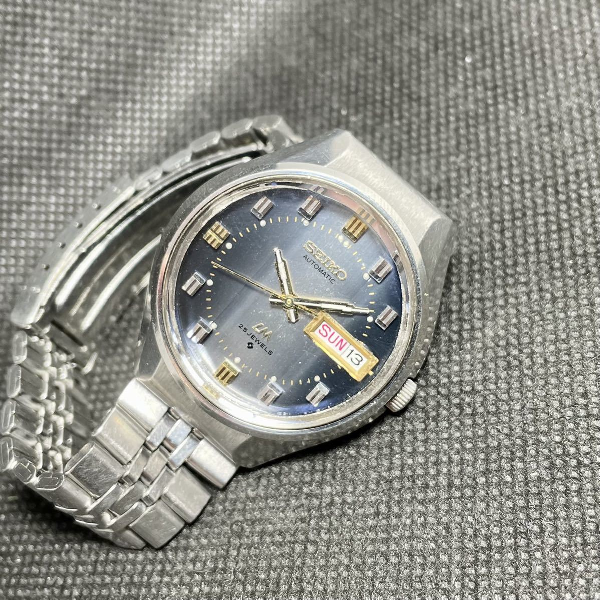 オーバーホール済み SEIKO ロードマチック 25石 自動巻き ブルー