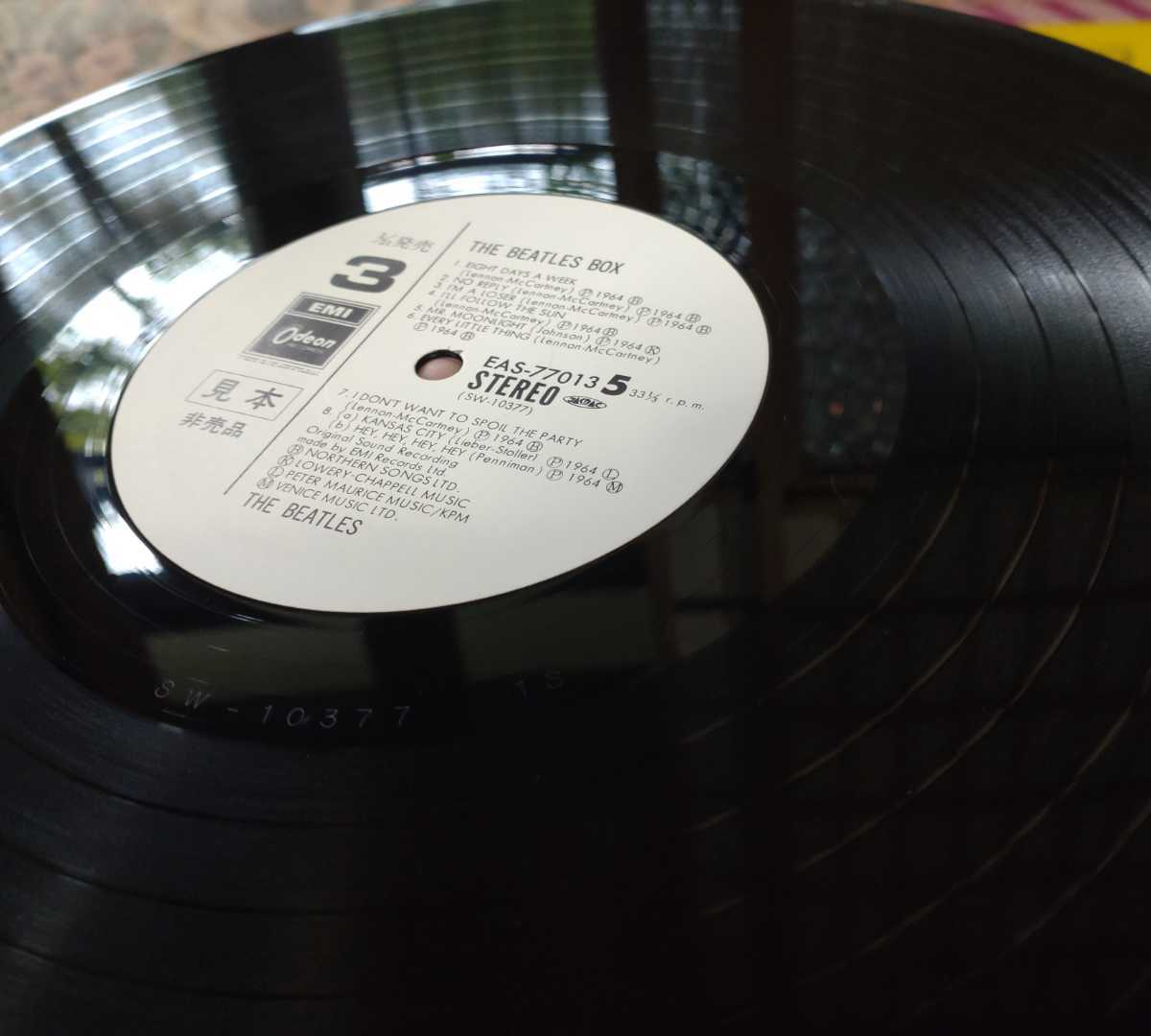 即決8LP_BOX☆ ビートルズ 【 帯 見本 白ラベル 】 EAS77011_8 The