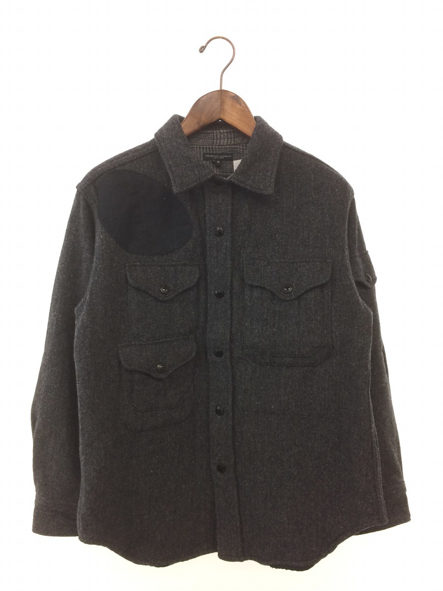 超激得，新作登場 Engineered Garments CPO/エルボーパッチシャツジャケット/長袖シャツ/S/ウール/GRY(Sサイズ)｜売買されたオークション情報、yahooの商品情報をアーカイブ公開 - オークファン Sサイズ