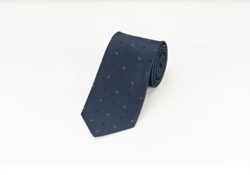 Snow Peak Asterisk Tie Navy