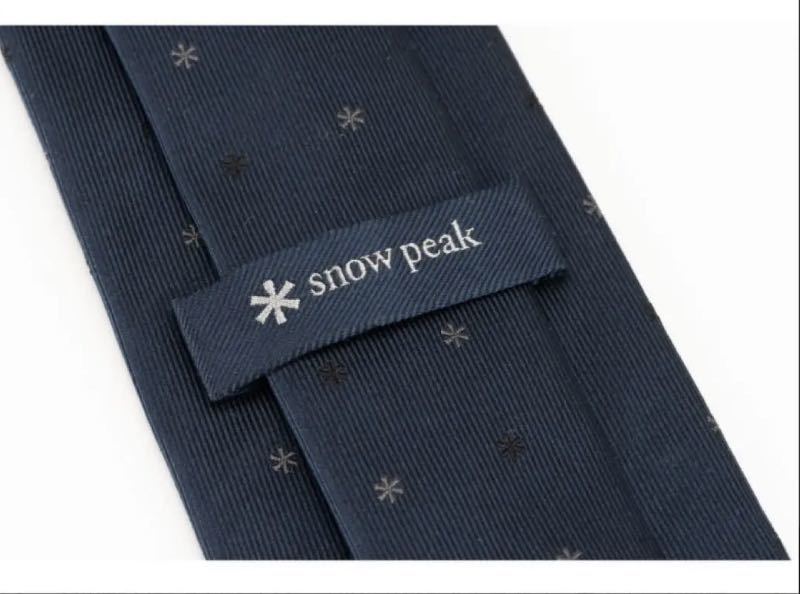 Snow Peak Asterisk Tie Navy