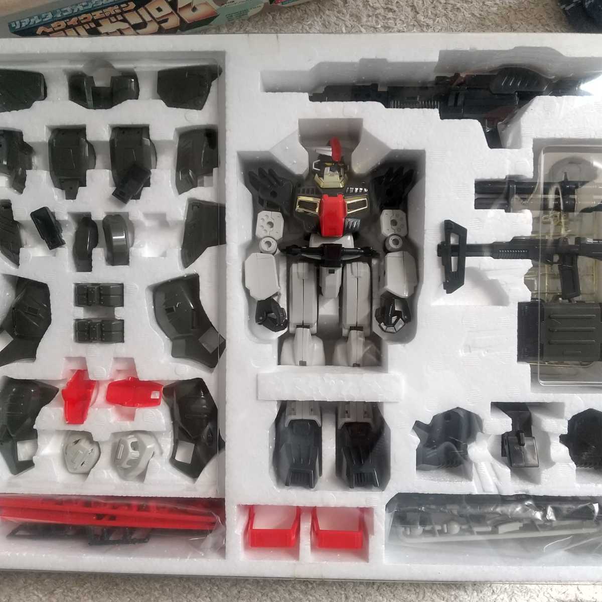 未使用、中箱未開封リアルタイプガンダムクロス コマンドガンダム ヘヴィ ウェポン 超合金 バンダイ デッドストック_8