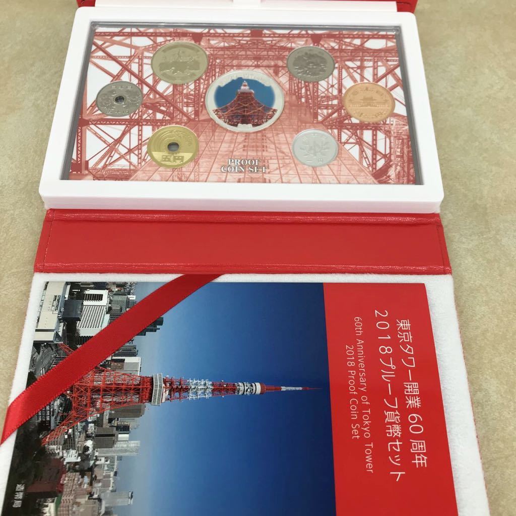 東京タワー開業60周年2018プルーフ貨幣セット 東京タワー開業60周年 平成30