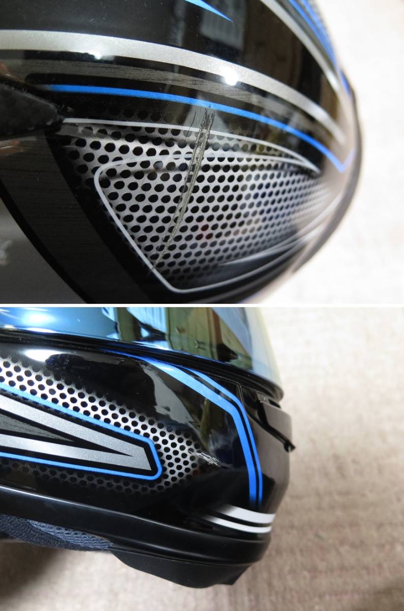 SHOEI Z-7 サイズM ミラーシールド チンスポイラー インカムマイク