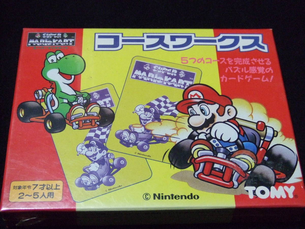 新品 未開封 スーパーマリオカート コースワークス 任天堂 トミー カードゲーム Nintendo Super Mario Cart