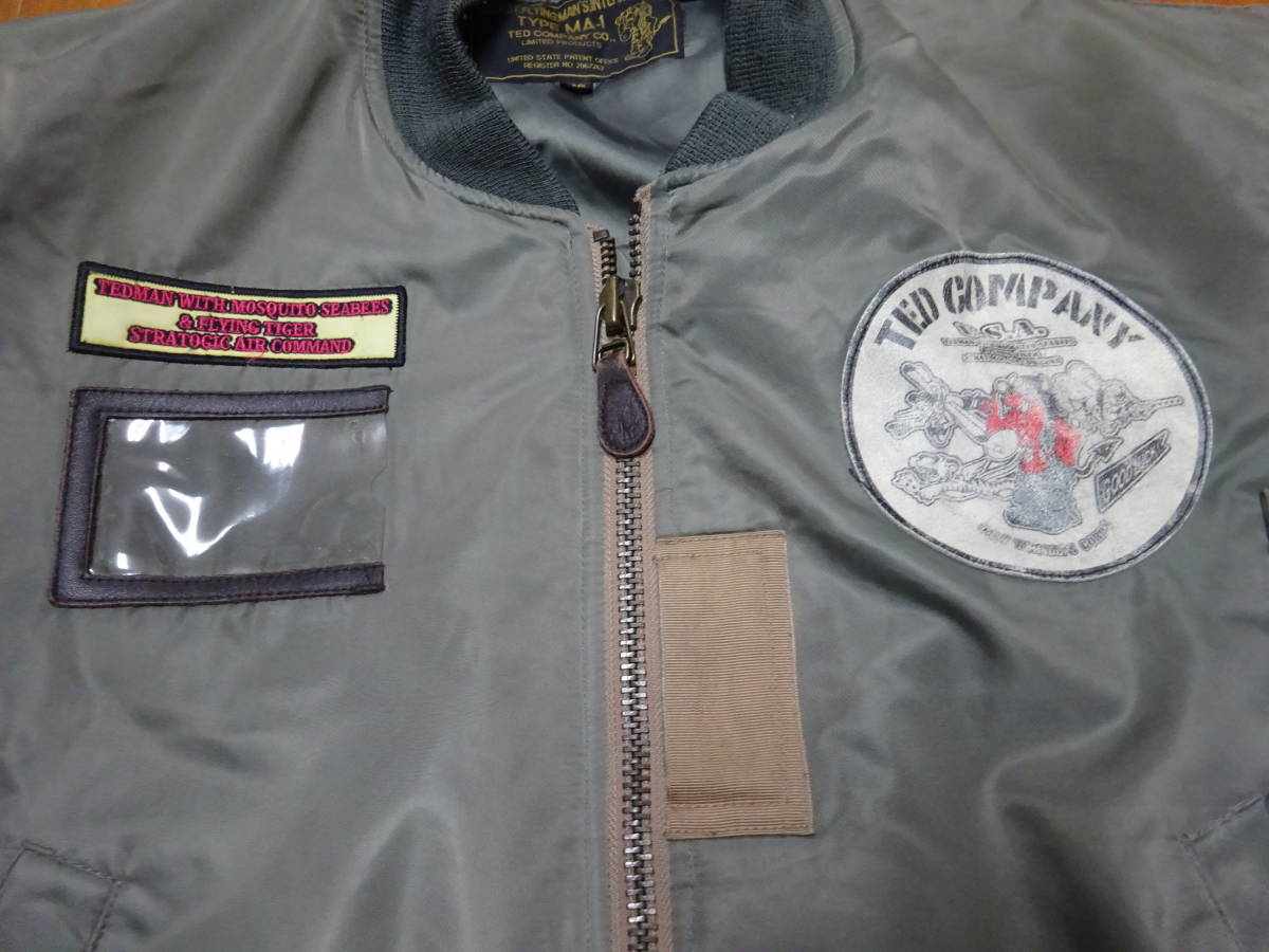 □N-31 □TEDCOMPANY MA-1 ジャンパー サイズ40 フライトジャケット 