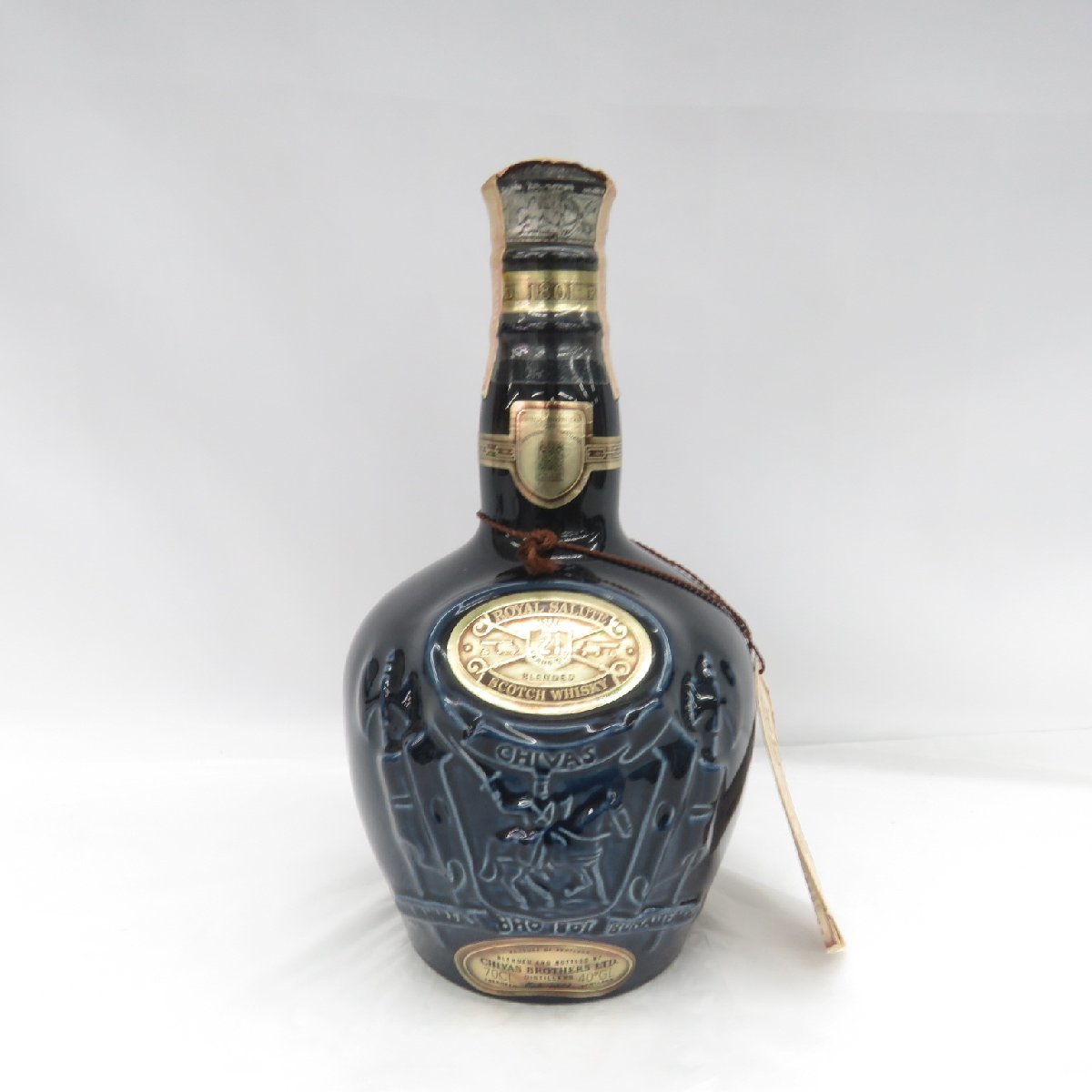 未開栓】ROYAL SALUTE ロイヤルサルート 21年 青 陶器ボトル