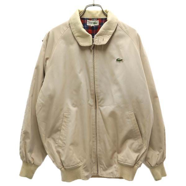 100%新品，セール ラコステ スイングトップ ロゴワッペン ジャケット 4 ベージュ LACOSTE メンズ R221021(ジャケット、上着)｜売買されたオークション情報、yahooの商品情報をアーカイブ公開 - オークファン 男性用