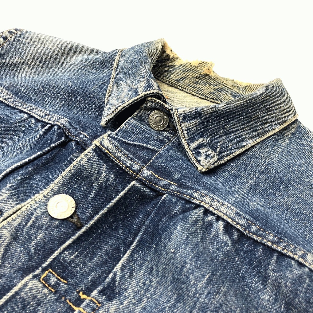LEVI'S / 507XX 2ND BIG E リーバイス ビッグE 均等V セカンド Gジャン デニムジャケット Levi's 2nd 507XX 0 Tバック Size:36