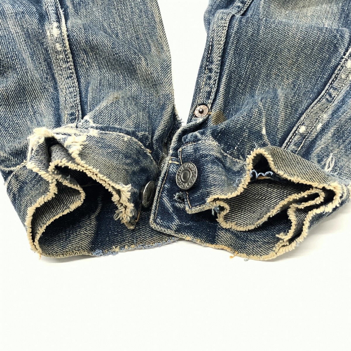 LEVI'S / 507XX 2ND BIG E リーバイス ビッグE 均等V セカンド Gジャン デニムジャケット Levi's 2nd 507XX 0 Tバック Size:36