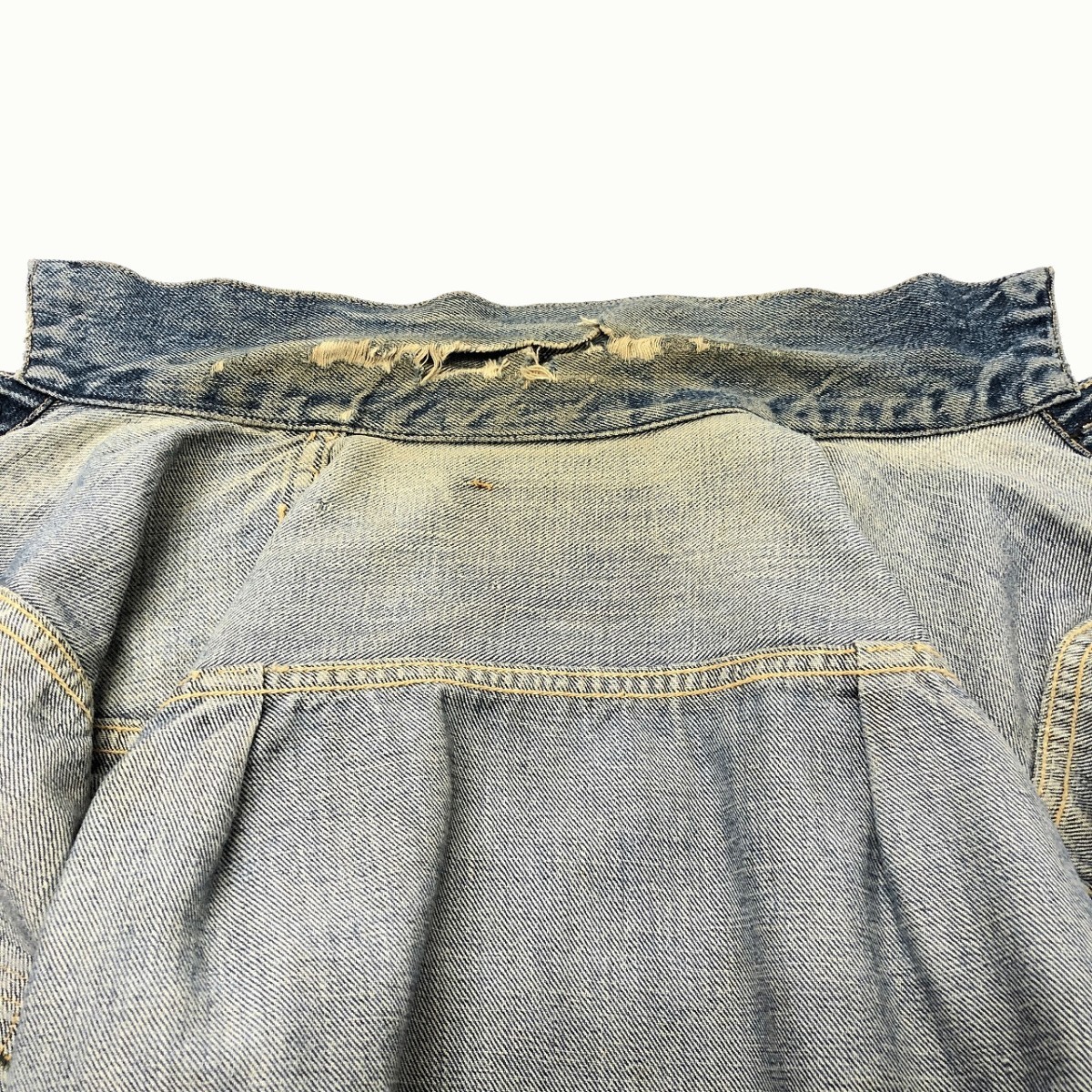 LEVI'S / 507XX 2ND BIG E リーバイス ビッグE 均等V セカンド Gジャン デニムジャケット Levi's 2nd 507XX 0 Tバック Size:36