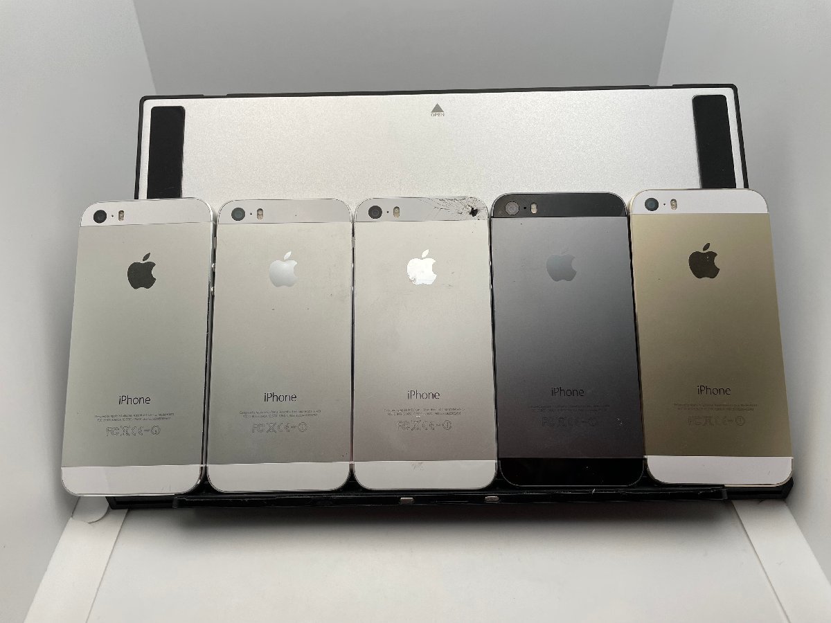 中古・ジャンク】まとめ売り5台 液晶浮き 他 Apple iPhone 5s NW利用制限〇