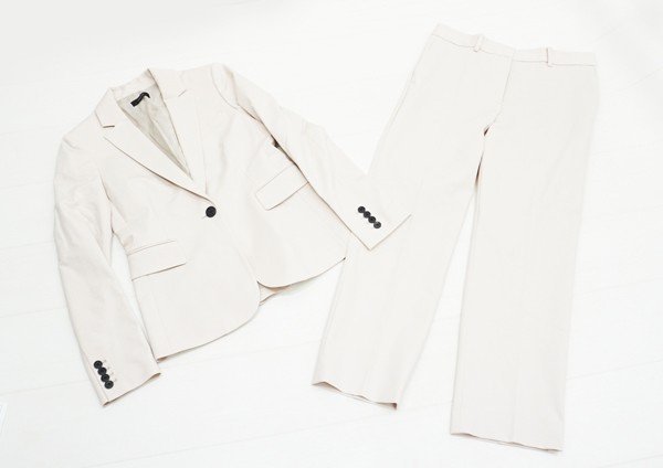 ◇美品【JOSEPH ジョセフ】セットアップ ベージュ 38 JOSEPH ジョセフ 