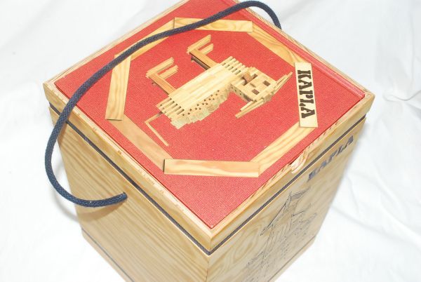 KAPLA カプラ 積み木 知育玩具 280ピース（2個欠品）アートブック赤（6