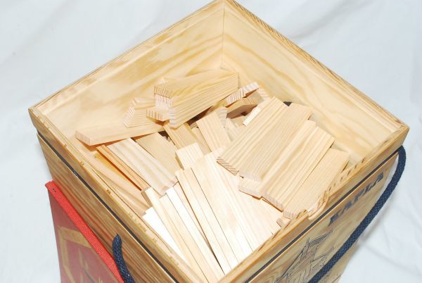 KAPLA カプラ 積み木 知育玩具 280ピース（2個欠品）アートブック赤（6