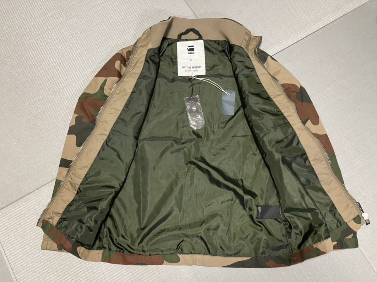 未使用 G-STAR RAW ジースターロー 迷彩 ジャケット メンズサイズS 