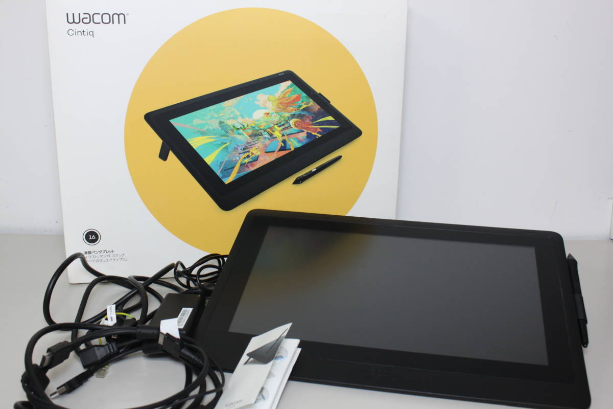 人気SALE，SALE Wacom/Cintiq 16/液晶ペンタブレット/DTK-1660 ⑥