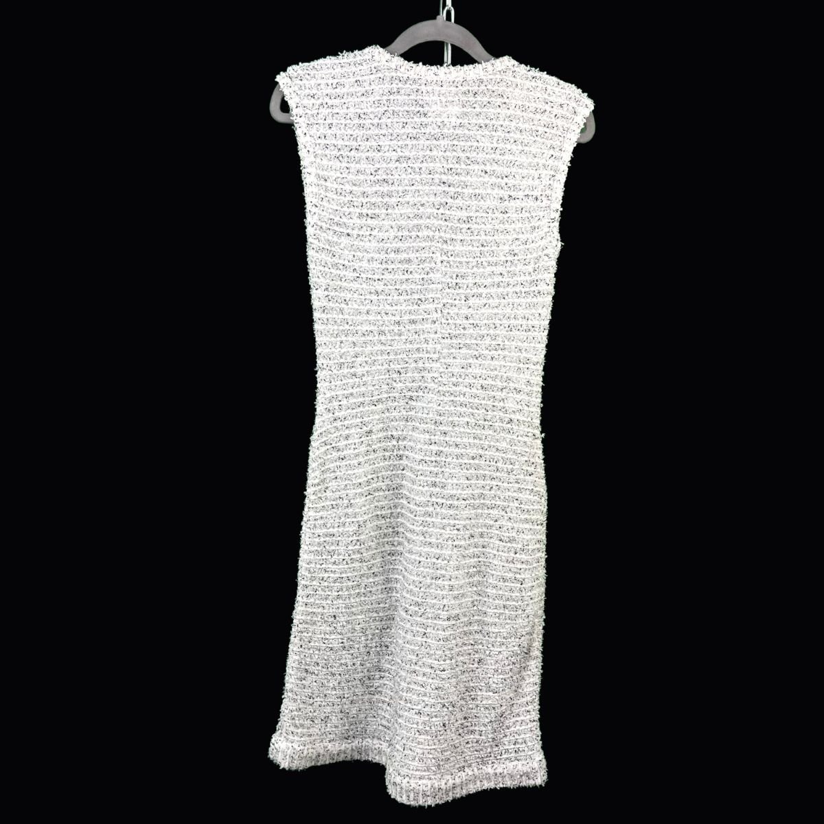 CHANEL ノースリーブミニワンピース 40 A918○CHANEL シャネル○ノースリーブ ワンピース 40○16P
