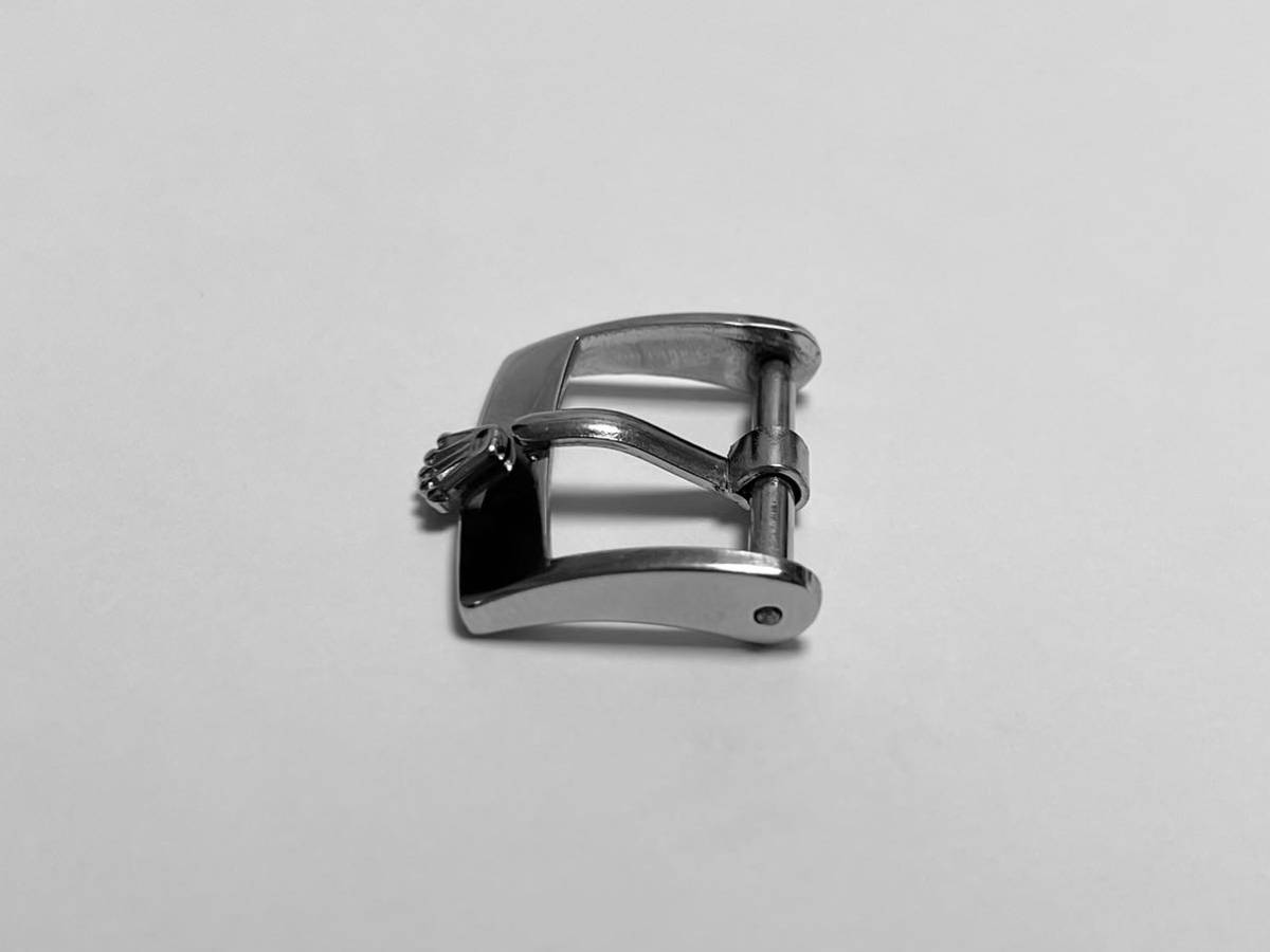 純正品 16mm ロレックス 尾錠 革ベルト 皮ベルトROLEX crown buckle